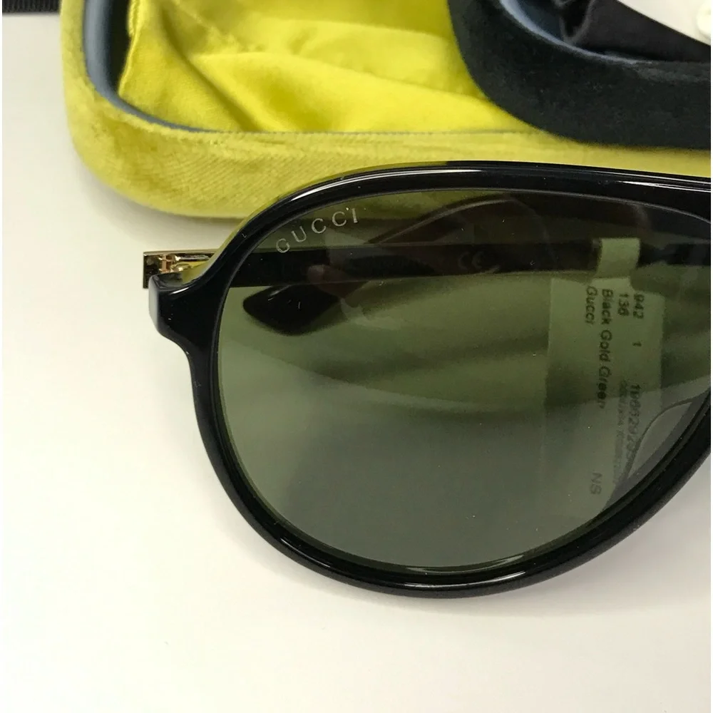 💯 - New Authentic GUCCI GG0829SA 002 Aviator Sunglasses